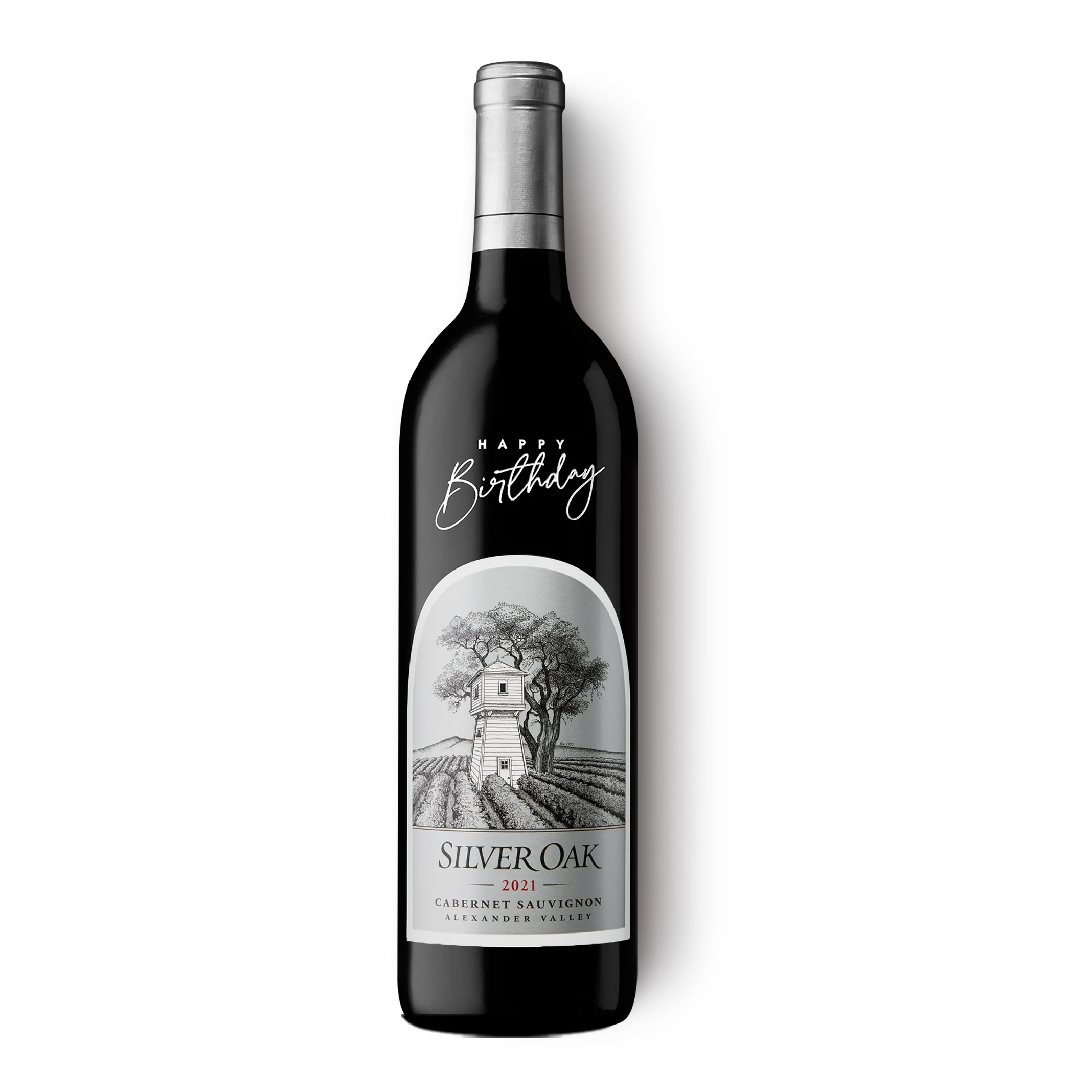 Happy Birthday Etched Alexander Valley Gift