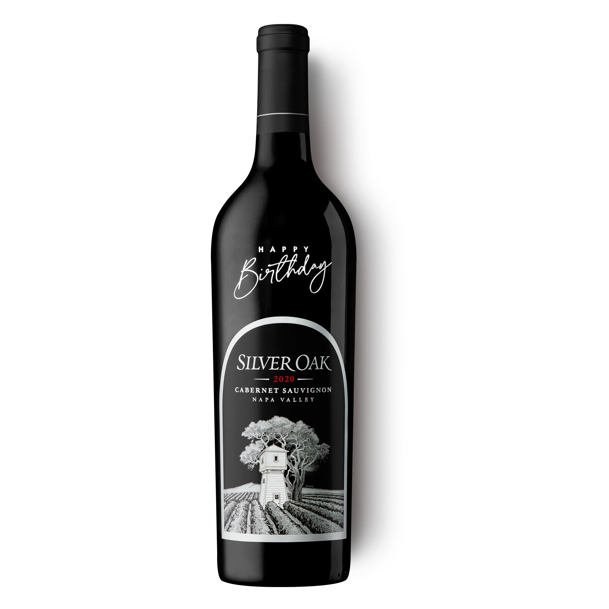 Happy Birthday Etched Napa Valley Gift