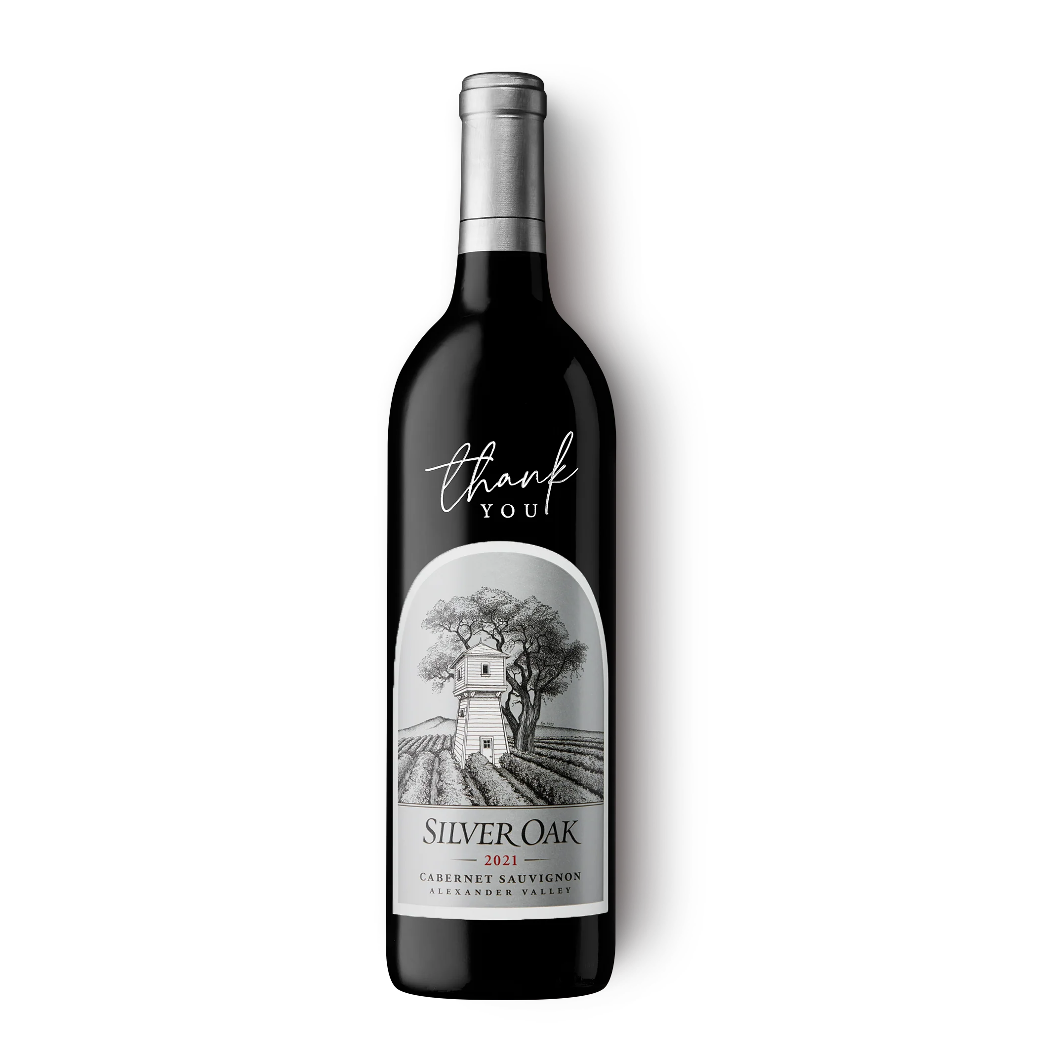 Thank You Etched Alexander Valley Gift